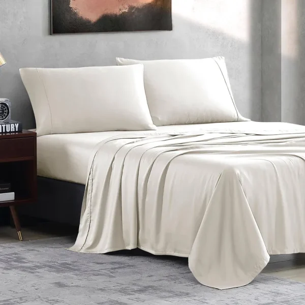 Valeron Tencel Modal Sateen Sheet Set (White - Queen)