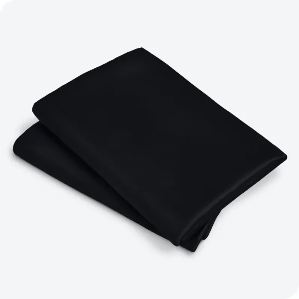 Bare Home | Satin Pillowcase Set Standard / Black