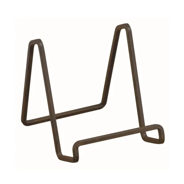 Mahogany Metal Square Wire Stand, 4 inch