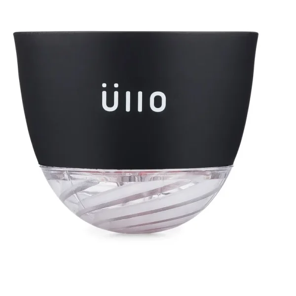 Ullo Wine Purifier with Display Base Travel Bag and 4 Selective Sulfite Capture Filters, Black