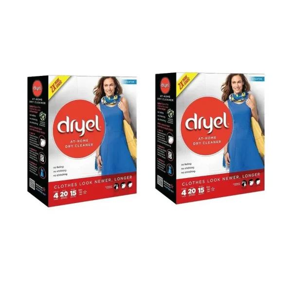Dryel At-Home Dry Cleaner Starter Kit 4 Loads (2)