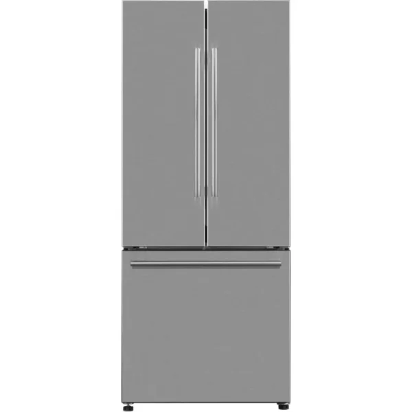 16-Cu. ft. 3-Door French Door Refrigerator with Ice Maker, Stainless Steel - Galanz GLR16FS2K16