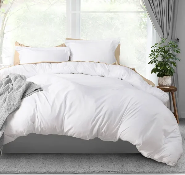 Utopia Bedding Duvet Cover King Size Set - 1 Duvet Cover with 2 Pillow Shams - 3 Pieces Comforter Cover with Zipper Closure - Ultra Soft Brushed