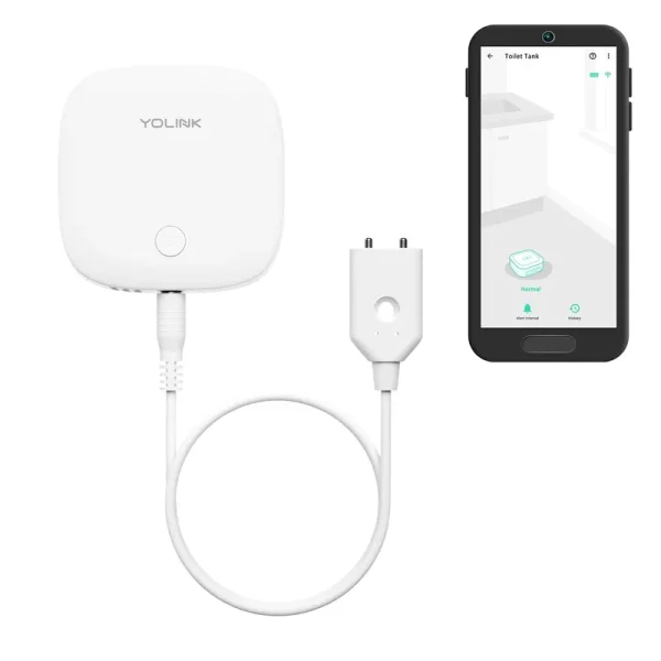 YoLink Water Leak Sensor 3, with Built-In Siren Up to 105dB, Compatible with Alexa and IFTTT - YoLink Hub Required