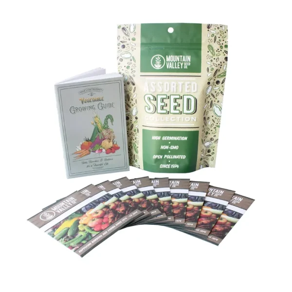 Organic Vegetable Seeds Collection - 10 Varieties of Heirloom Seeds