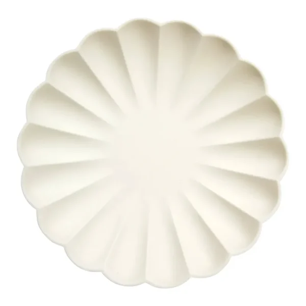 Cream Simply Eco Large Plates