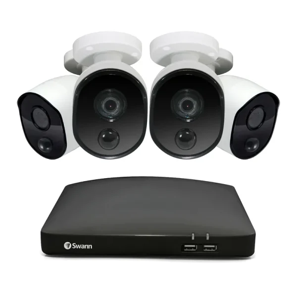 Swann Hardwired Indoor and Outdoor DVR Security Camera System
