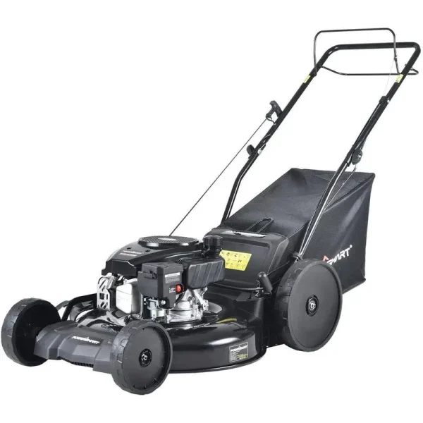 PowerSmart Db8622sr 22 in. 3-in-1 170cc Gas Self Propelled Lawn Mower, Black