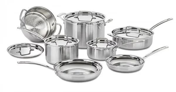 Cuisinart Multiclad Pro Triple Ply 12 - Piece Stainless Steel Cookware Set