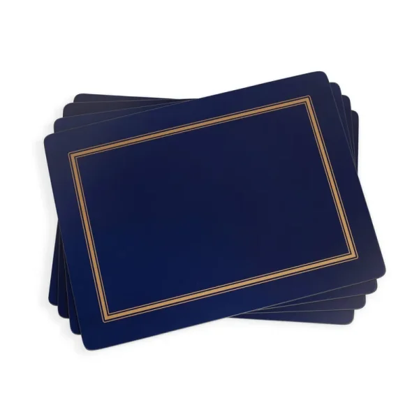 Pimpernel Classic Midnight Blue Placemats - Set of 4