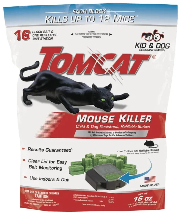 Scotts Tomcat Mouse Bait Station - 16 oz bag