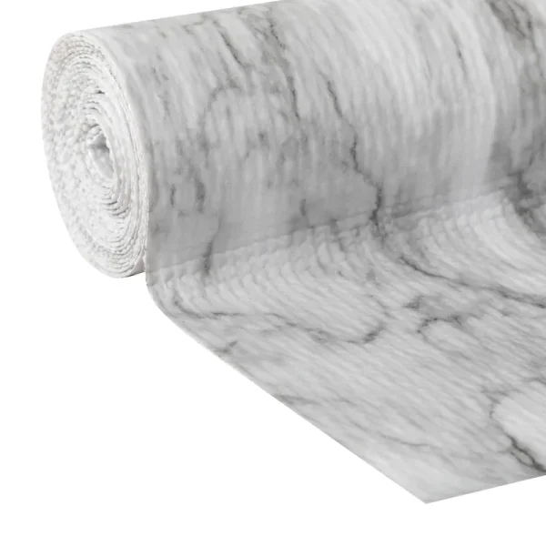 Easyliner Brand Smooth Top 12 in. x 10 ft. Shelf Liner, Gray Marble