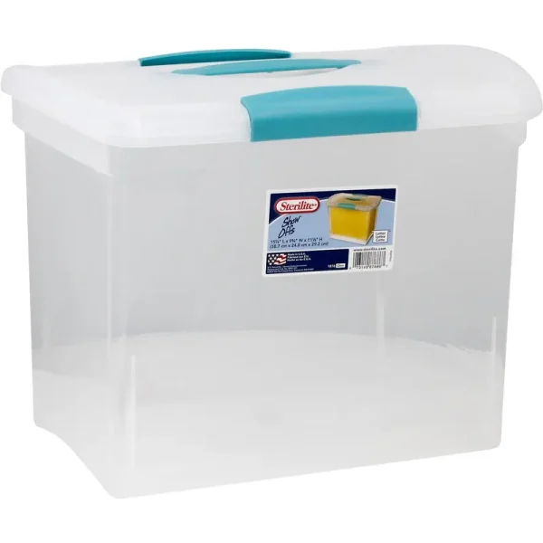 Sterilite Clear Showoffs Storage Container, Large