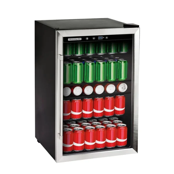 Frigidaire 4.4 Cu. ft. 126-Can Beverage Center Refrigerator EFMIS155 Stainless Steel