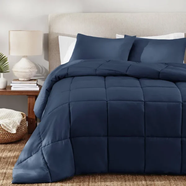Member's Mark Down Alternative Comforter Set-King-Blue