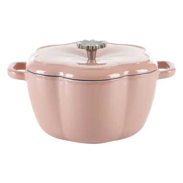 The Pioneer Woman Timeless Beauty Enamel on Cast Iron 3-Quart Dutch Oven, Pink