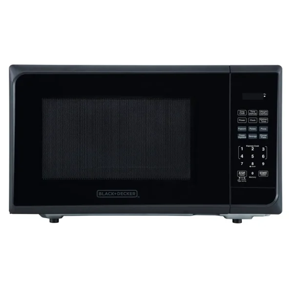 Black+decker 1.1 Cu ft 1000W Microwave Oven - Stainless Steel Black