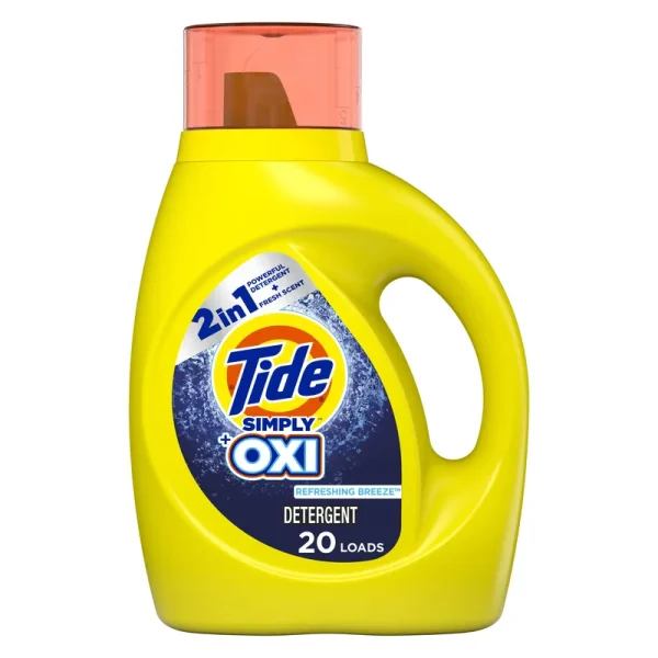 Tide Simply + Oxi Detergent, Refreshing Breeze - 31 fl oz