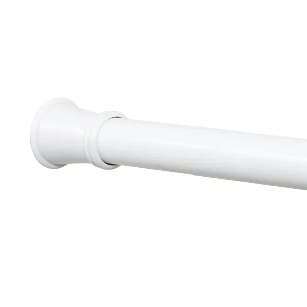 Zenna Home 26 to 76-Inch Adjustable Tension Shower Rod, White