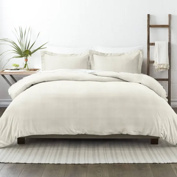 Home Collection Premium Ultra Soft Thatch Pattern Duvet Cover Set, Twin