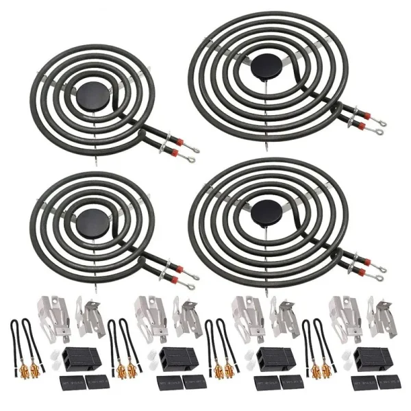 MP22YA Electric Range Burner Element Unit Set 2 pcs MP15YA 6" & 2 pcs MP21YA 8"
