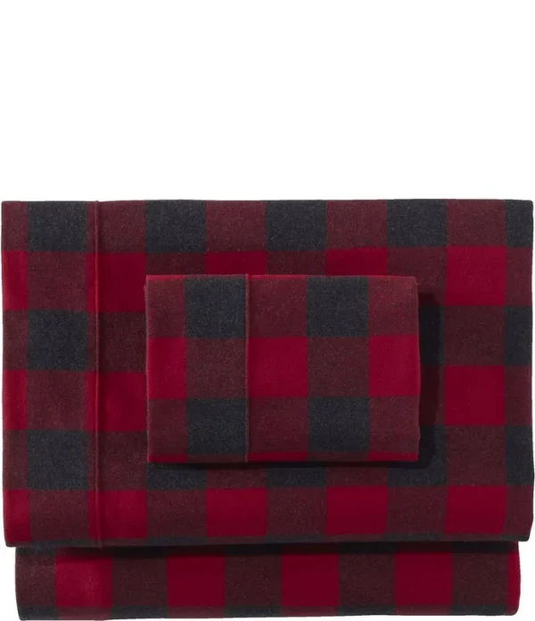 L.L.Bean Heritage Chamois Flannel Sheet Set - Queen