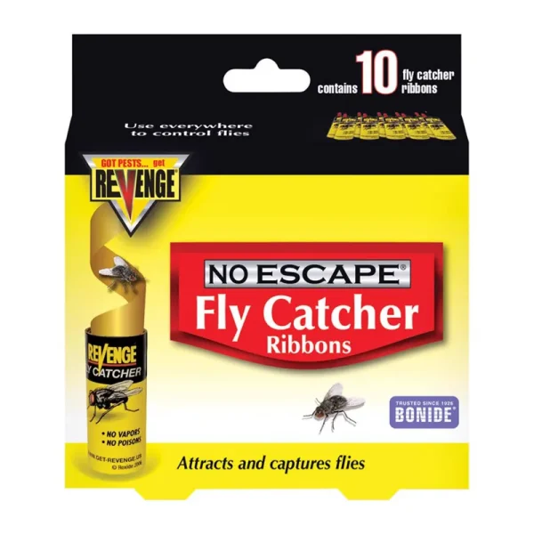 Bonide 46125 Revenge Fly Catcher Ribbons, 10/Pack