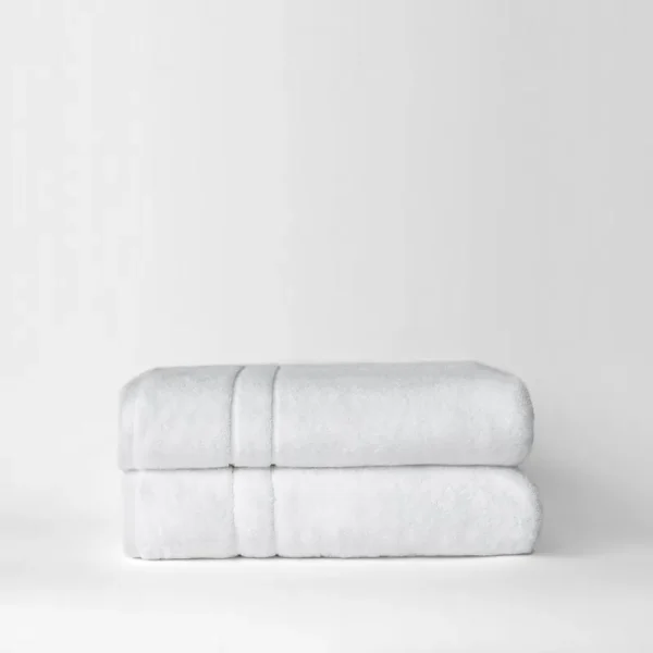 Cozy Earth Premium Plush Bath Towels - White