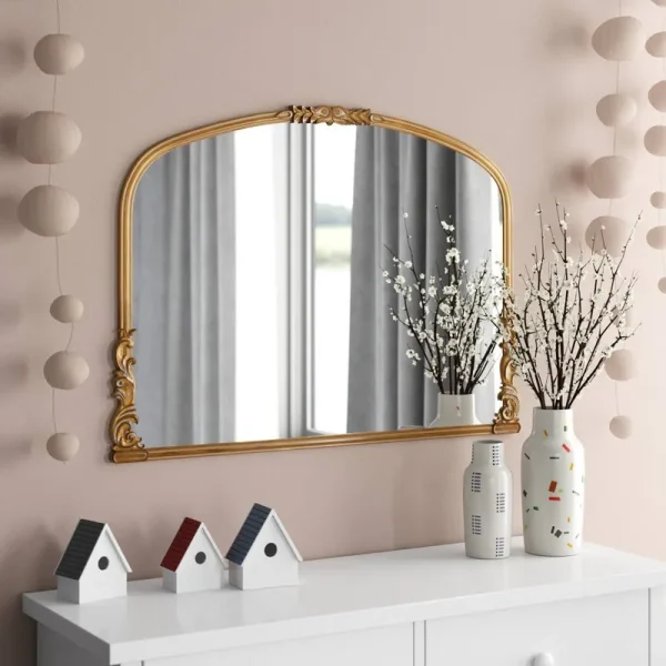 Keith Accent Mirror Joss & Main Finish: Antique Gold