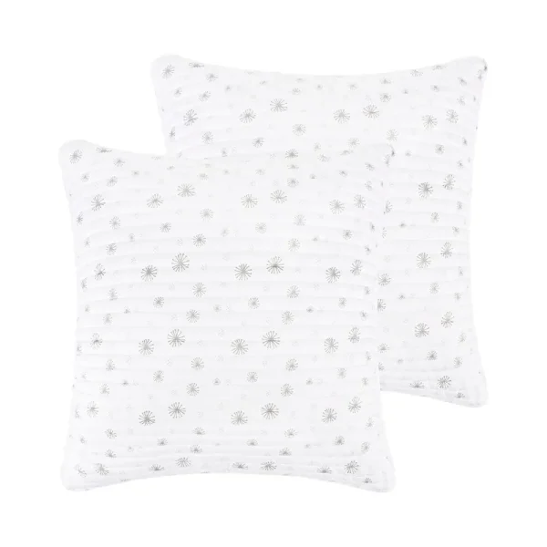 Levtex Home White Pine Euro Sham, Set of 2