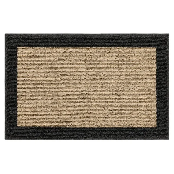 1'8"x2'6" Madison Border Washable Accent Rug Gray - Threshold