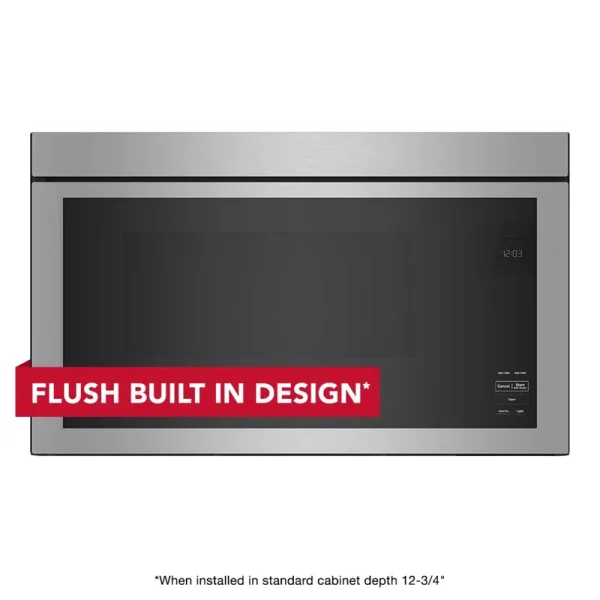 KitchenAid Over-The-Range Microwave with Flush Built-In Design Stainless Steel