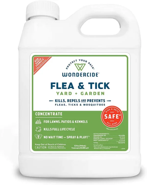 Wondercide Natural Flea & Tick Yard & Garden Concentrate, 32 oz