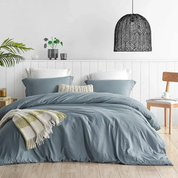 Loft Oversized Comforter - Smoke Blue - King