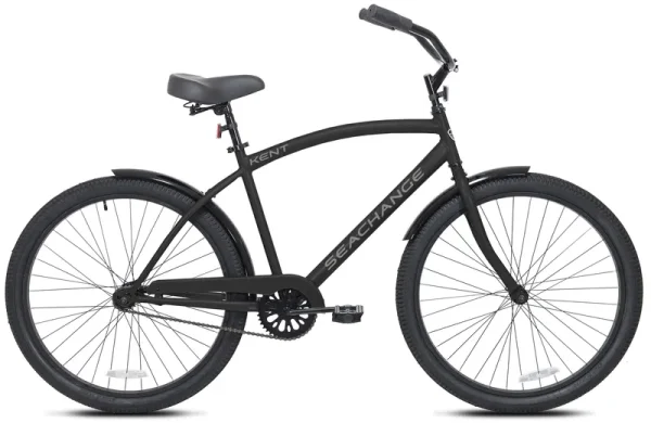 Kent Bicycles 26 - Inch Men'S Seachange Beach Cruiser Bike, Black