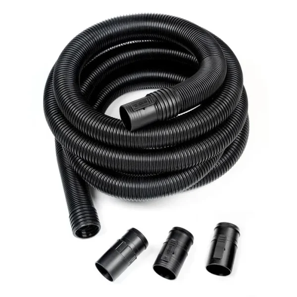 Ridgid 2-1/2 in. x 20 ft. Dual-Flex Tug-A-Long Locking Vacuum Hose for Wet/Dry Shop Vacuums