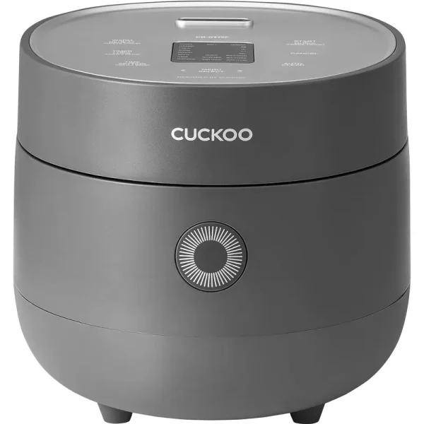 Cuckoo Micom Small Rice Cooker 10 Menu Options: White, Oatmeal, Brown, Quinoa, & More, Smart Fuzzy Logic, 3 Cups / 0.75 qts. (Uncooked), 6 (Cooked),