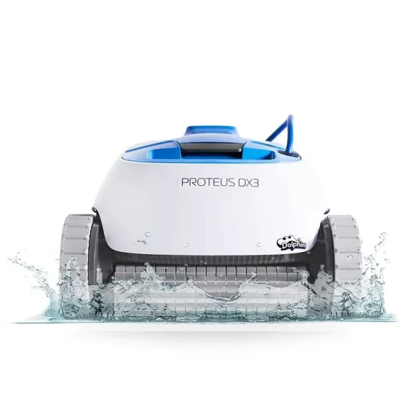 Dolphin Proteus DX3 Automatic Robotic Pool Cleaner, The Quick and Easy Way to A Clean Pool, Ideal for in - Ground Swimming Pools Up to 33 Feet