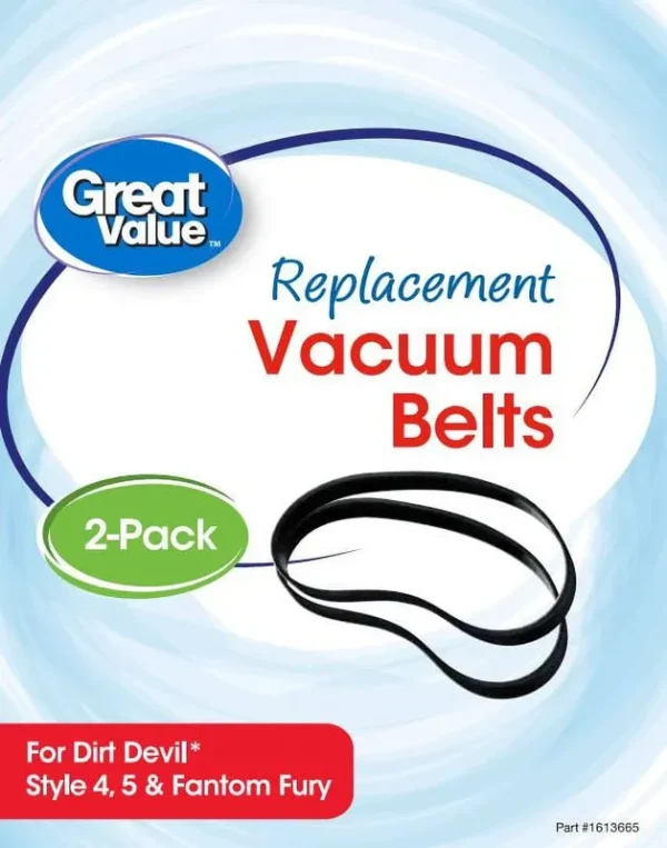 Great Value Dirt Devil Style 4/5 Fantom Fury Belt, 2352