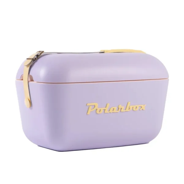 Polarbox Pop Portable Cooler 13-Quarts - Lilac/Yellow