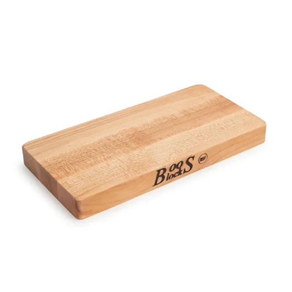 John Boos Chop-N-Slice 10" x 5" x 1" Reversible Cutting Board - Maple