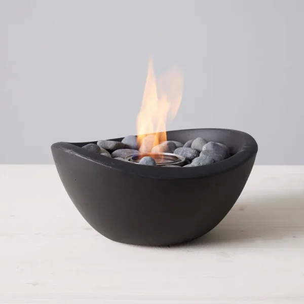 TerraFlame Table Top Fire Bowl - Wave