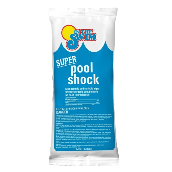 in The Swim Cal Hypo Super Swimming Pool Shock 6 x 1 lb. Bags