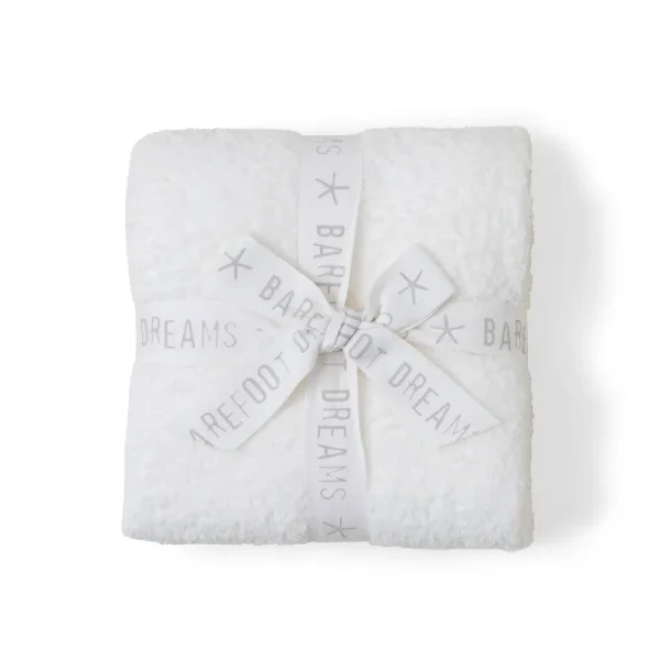 Barefoot Dreams CozyChic Stroller Blanket - Pearl
