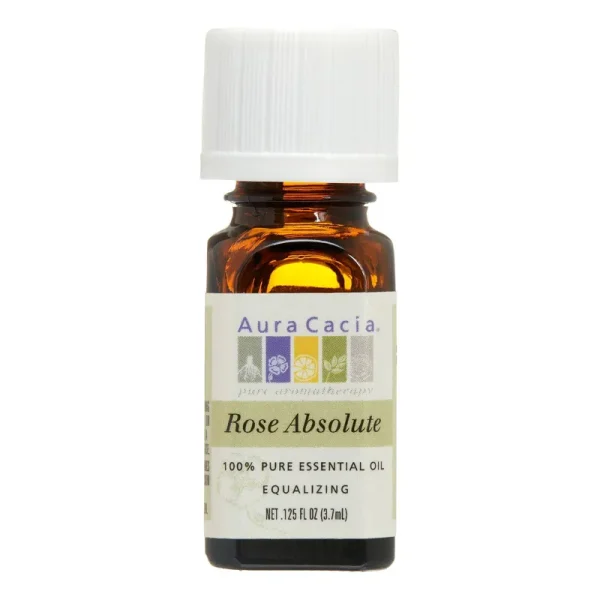Aura Cacia Essential Oil Rose Absolute 0.125 fl oz
