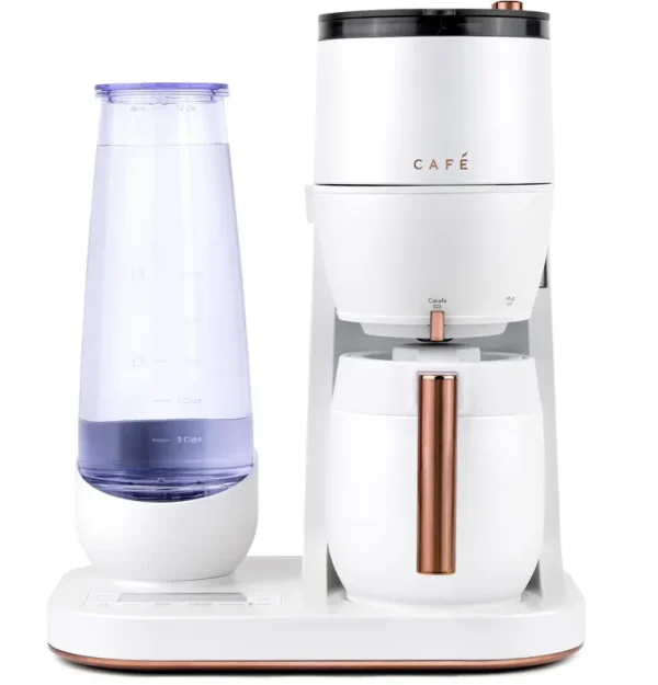 Cafe Caf? Specialty Grind and Brew Coffee Maker with Thermal Carafe White