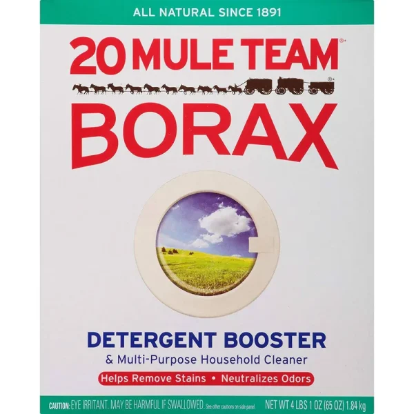 Borax 20 Mule Team Detergent Booster, 65 oz. (4lb)