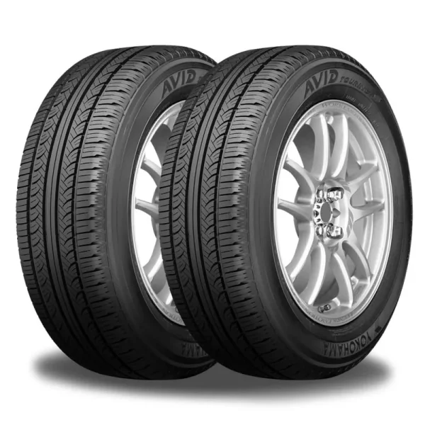 Set of 4 Yokohama Avid Touring - S 225/55R17 97T Tires 65000 Mileage Warranty All-Season 110131827 / 225/55/17 / 2255517