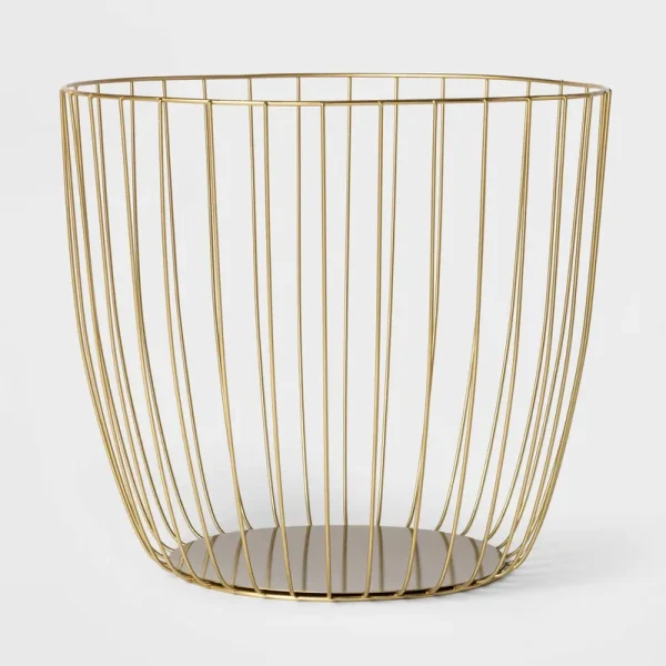 Threshold Metal Wire Small Gold Basket | Target