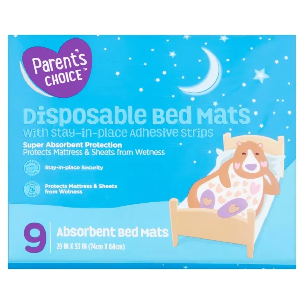 Parent's Choice Disposable Bed Mats 9 Count